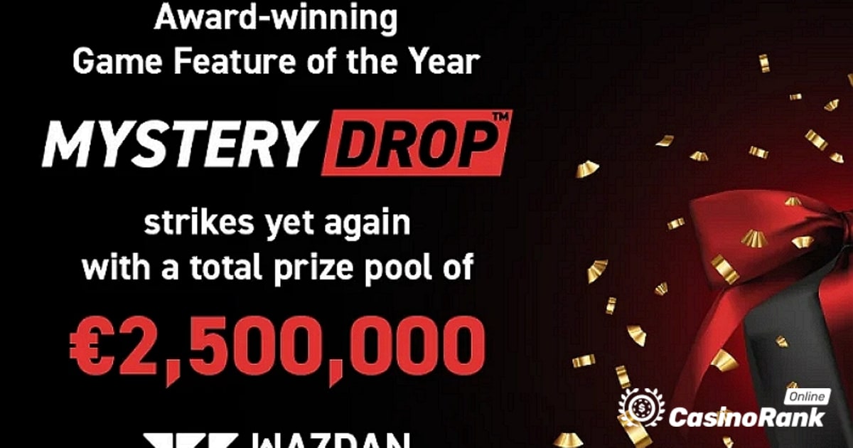 Wazdan lanÃ§a a rede promocional Mystery Drop para o quarto trimestre de 2023